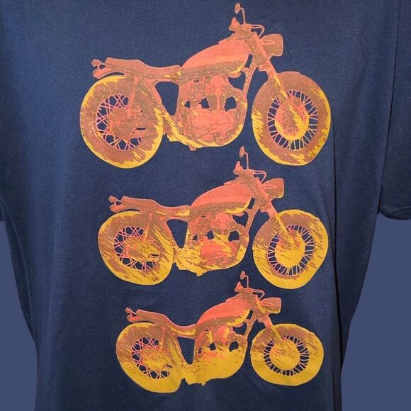 Factory Effex Apparel Navy Motorcycle T Shirt Size XL #104 - Picture 6 of 6